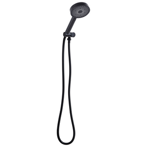 Set doccia con tubo 4 modalità di spruzzo Metallo nero classico moderno