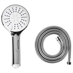 Set doccia con tubo flessibile 3 modalità di spruzzo Metallo argento Tumple