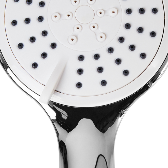 Set doccia con tubo flessibile 3 modalità di spruzzo Metallo argento Tumple