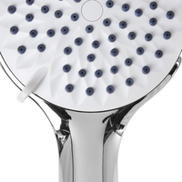 Set doccia classico moderno con tubo 4 modalità di getto Metallo argento Tarma