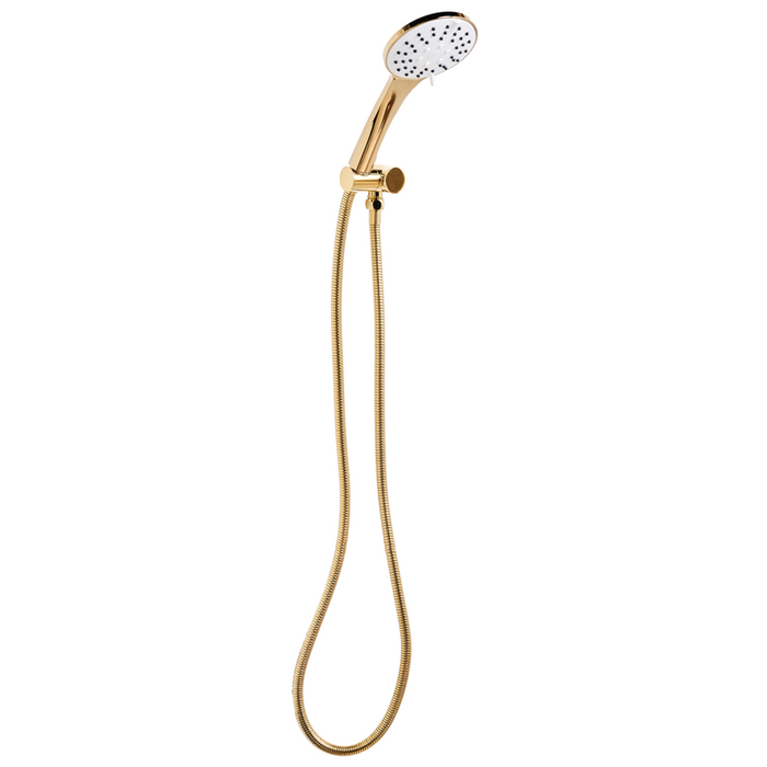 Set doccia classico moderno con tubo 4 modalità di getto Metallo oro