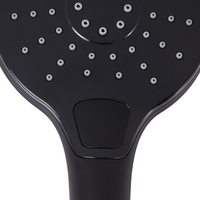 Soffione doccia con tubo flessibile in metallo nero 4 modalità di spruzzo Moderno