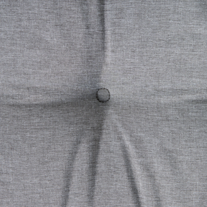 Set di 8 cuscini per sedile/schienale per sedie da esterno con lacci grigio giardino esterno