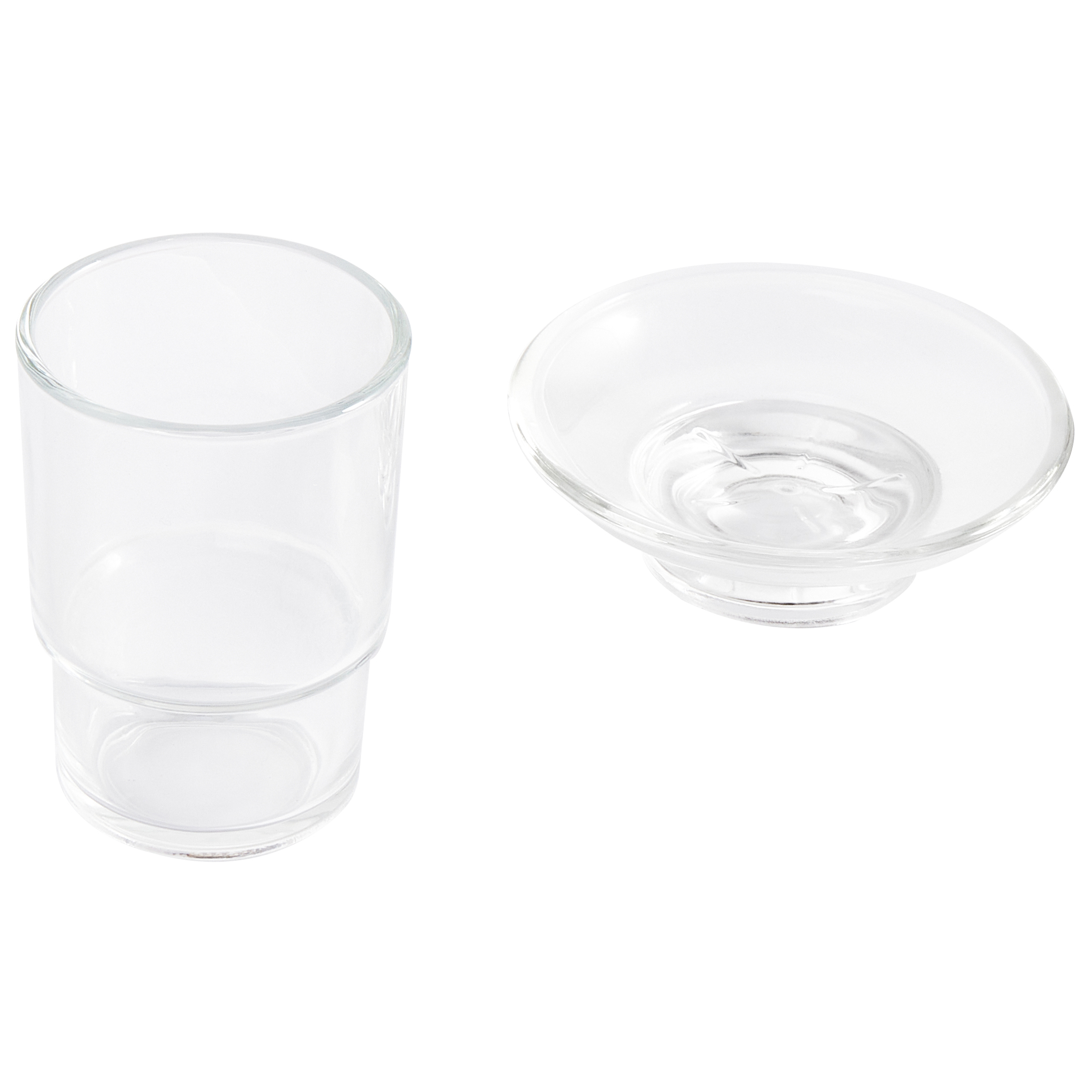 Set di 6 accessori da bagno in alluminio oro opaco con bicchiere e portasapone inclusi Accessori da bagno moderni