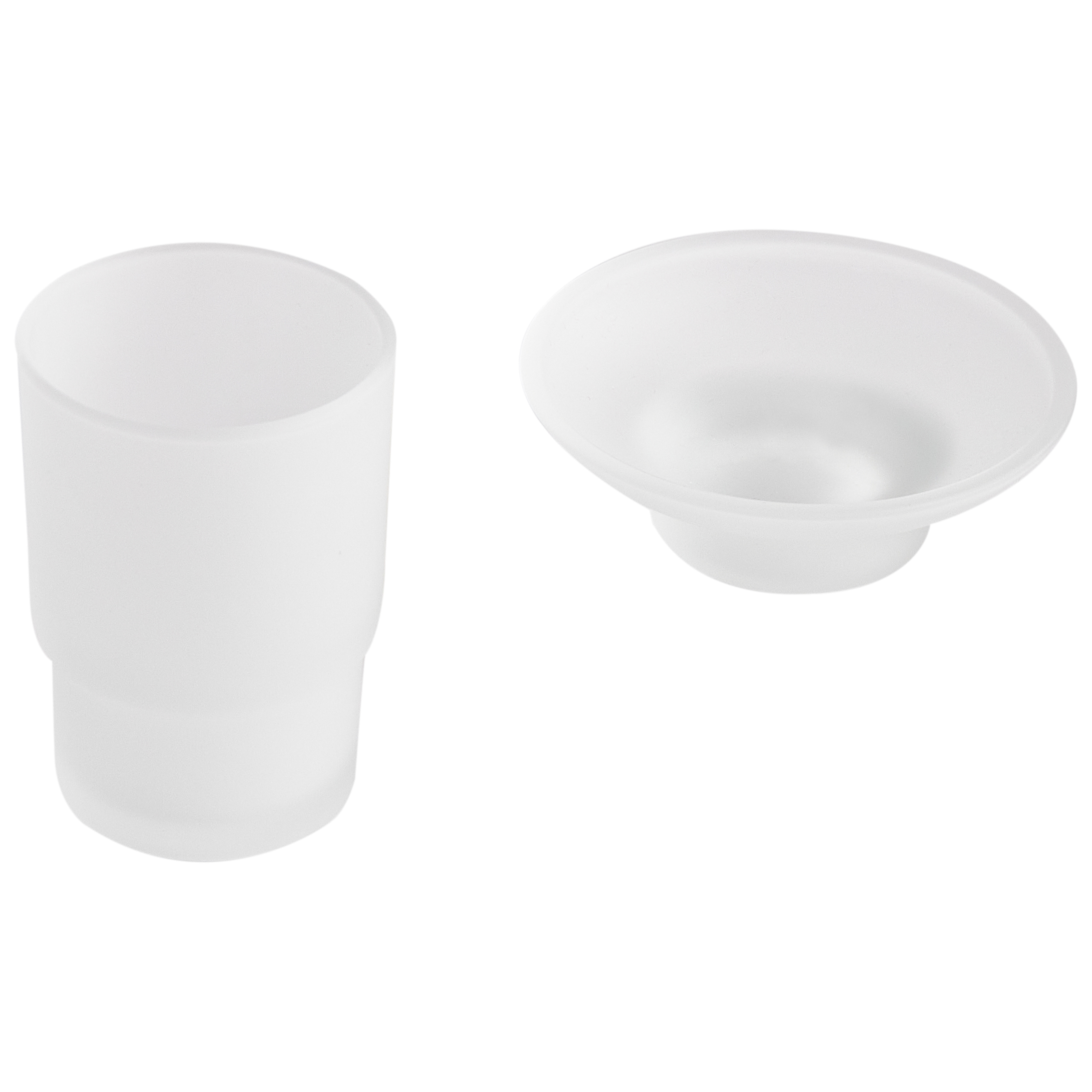 Set di 6 accessori per il bagno in alluminio oro con bicchiere e portasapone inclusi Accessori per il bagno in stile moderno chic