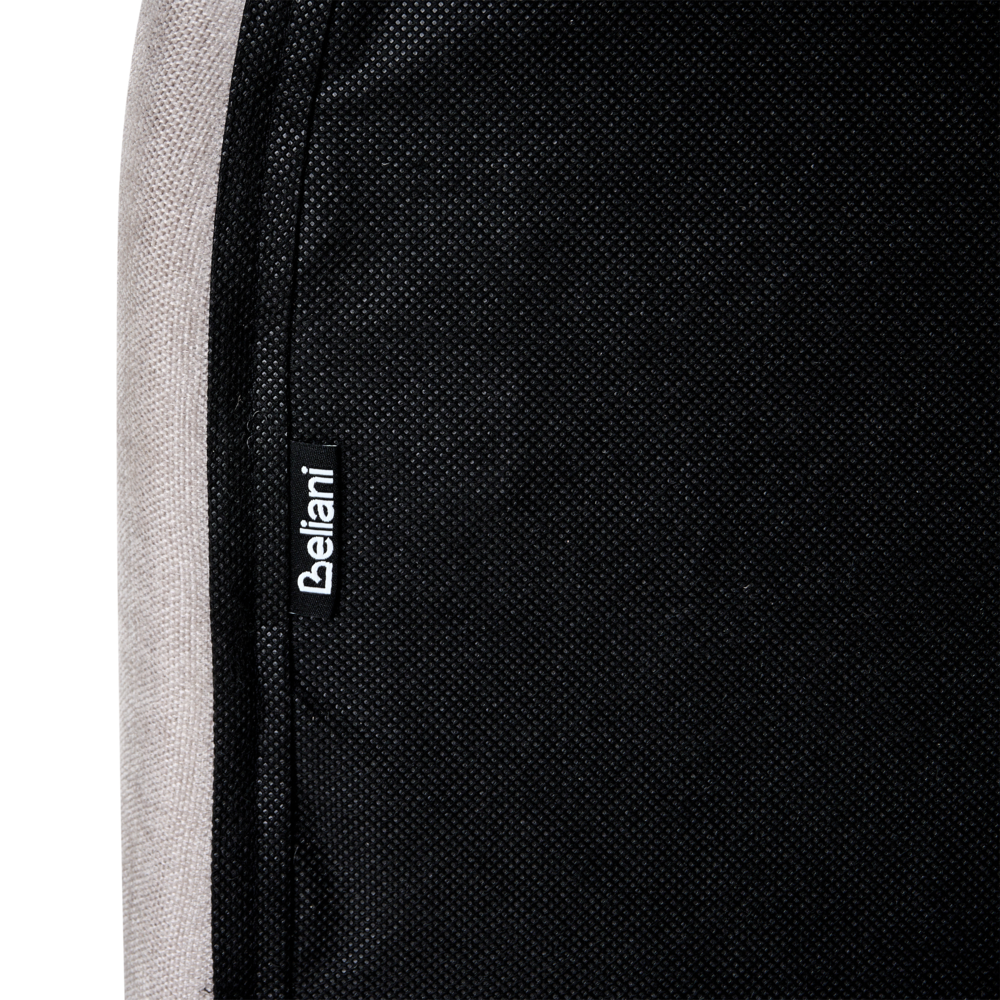 Letto matrimoniale EU Tortora Tessuto 180 x 200 cm Struttura imbottita con contenitore