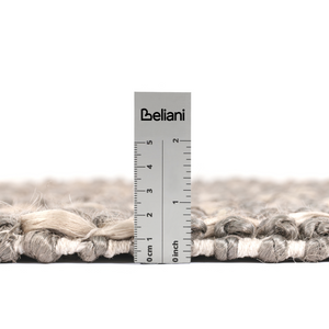 Tappeto Runner Grigio Juta 200 x 300 cm Motivo geometrico Tessuto a mano Boho Corridoio Camera da letto