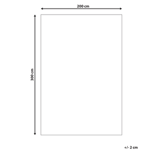 Tappeto Runner Grigio Juta 200 x 300 cm Motivo geometrico Tessuto a mano Boho Corridoio Camera da letto