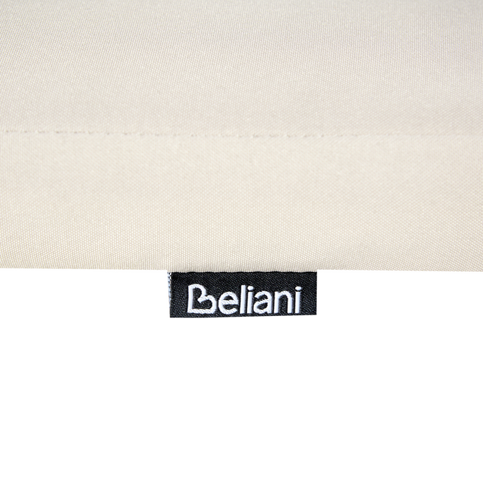 Set di 8 cuscini per sedie da giardino in tessuto poliestere resistente ai raggi UV tortora