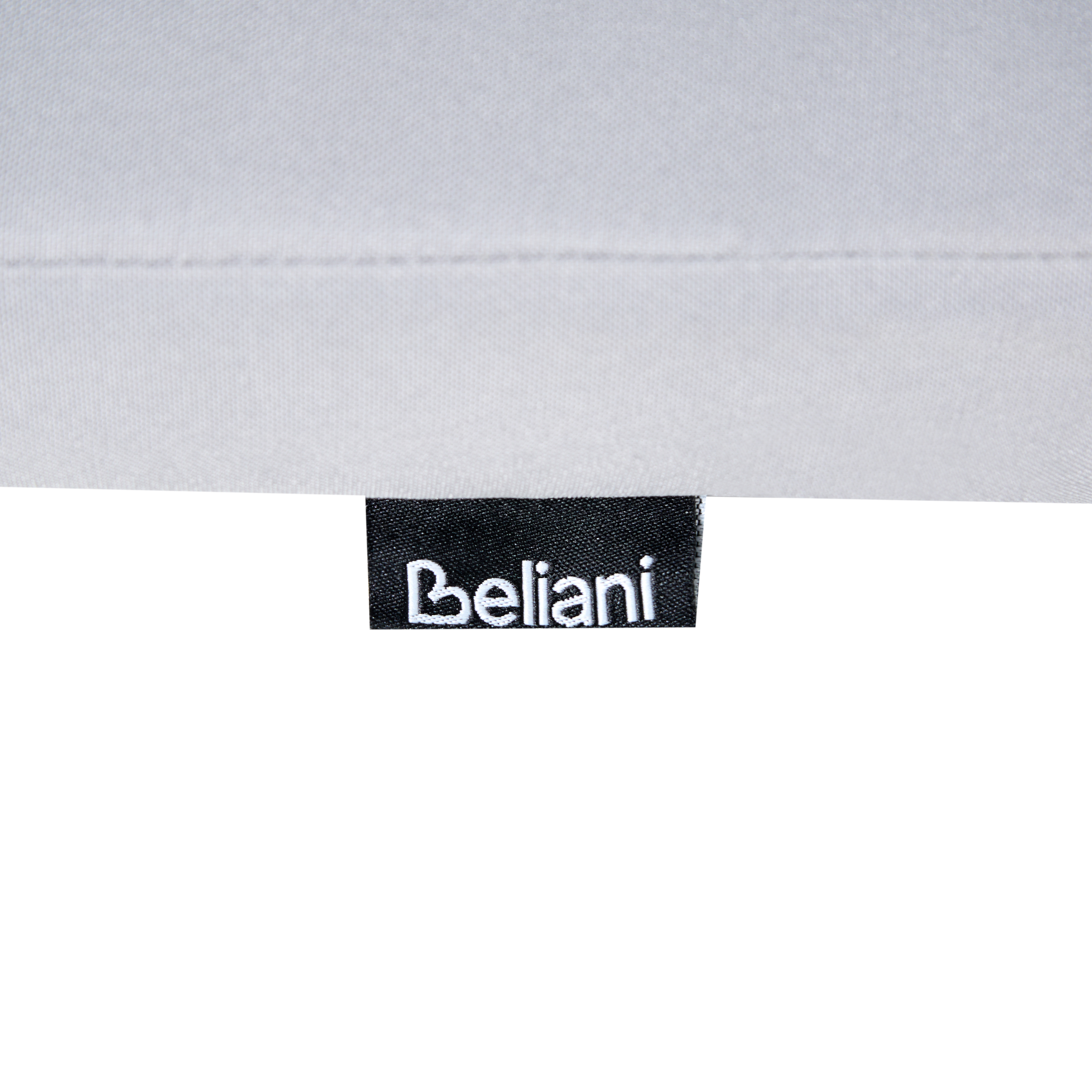 Set di 8 cuscini per sedie da giardino in tessuto poliestere resistente ai raggi UV grigio chiaro