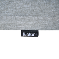 Set di 8 cuscini per sedie da giardino in tessuto poliestere resistente ai raggi UV grigio