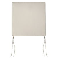 Cuscino per sedia da giardino in tessuto poliestere tortora resistente raggi raggi UV