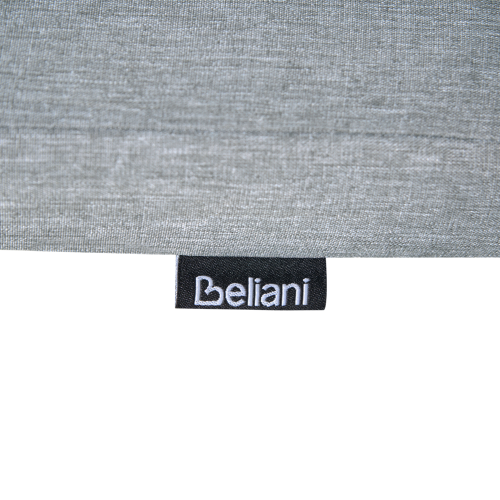 Cuscino per sedia da giardino in tessuto poliestere grigio resistente raggi raggi UV