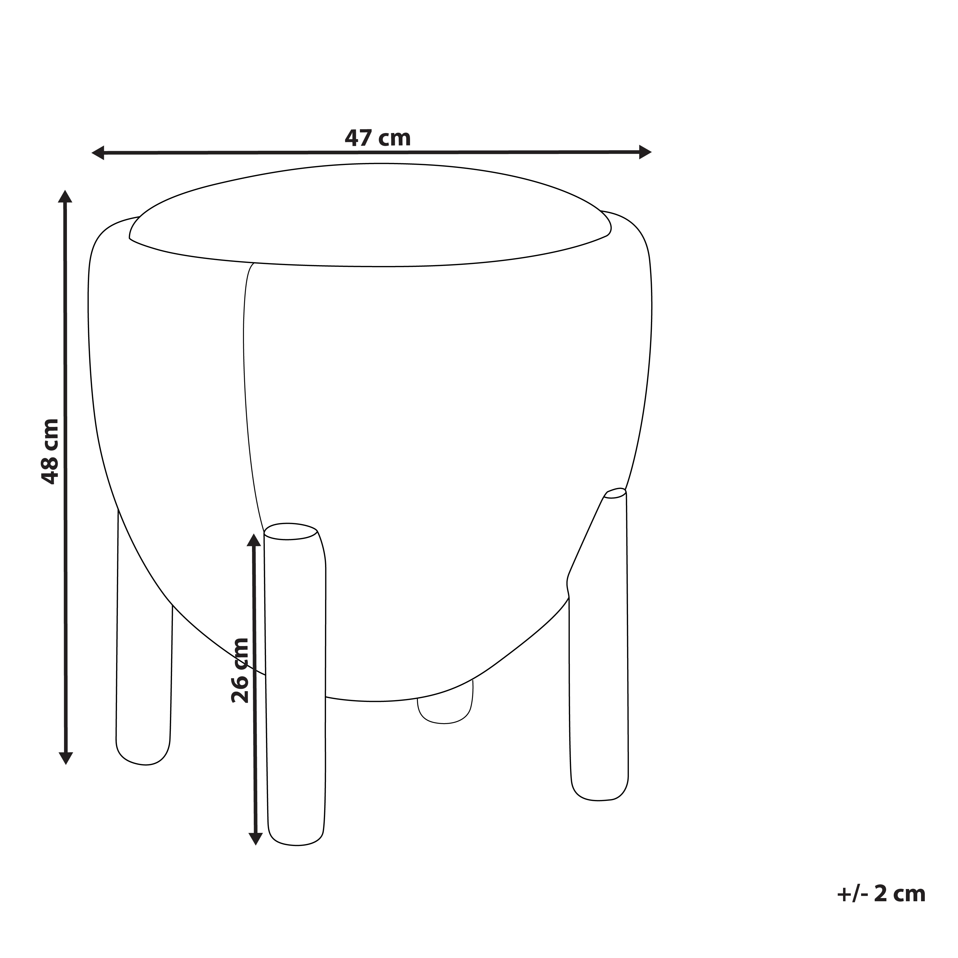 Pouf grigio in poliestere simile al lino Rivestimento in finto lino Gambe in legno Poggiapiedi Accessori per la casa Soggiorno