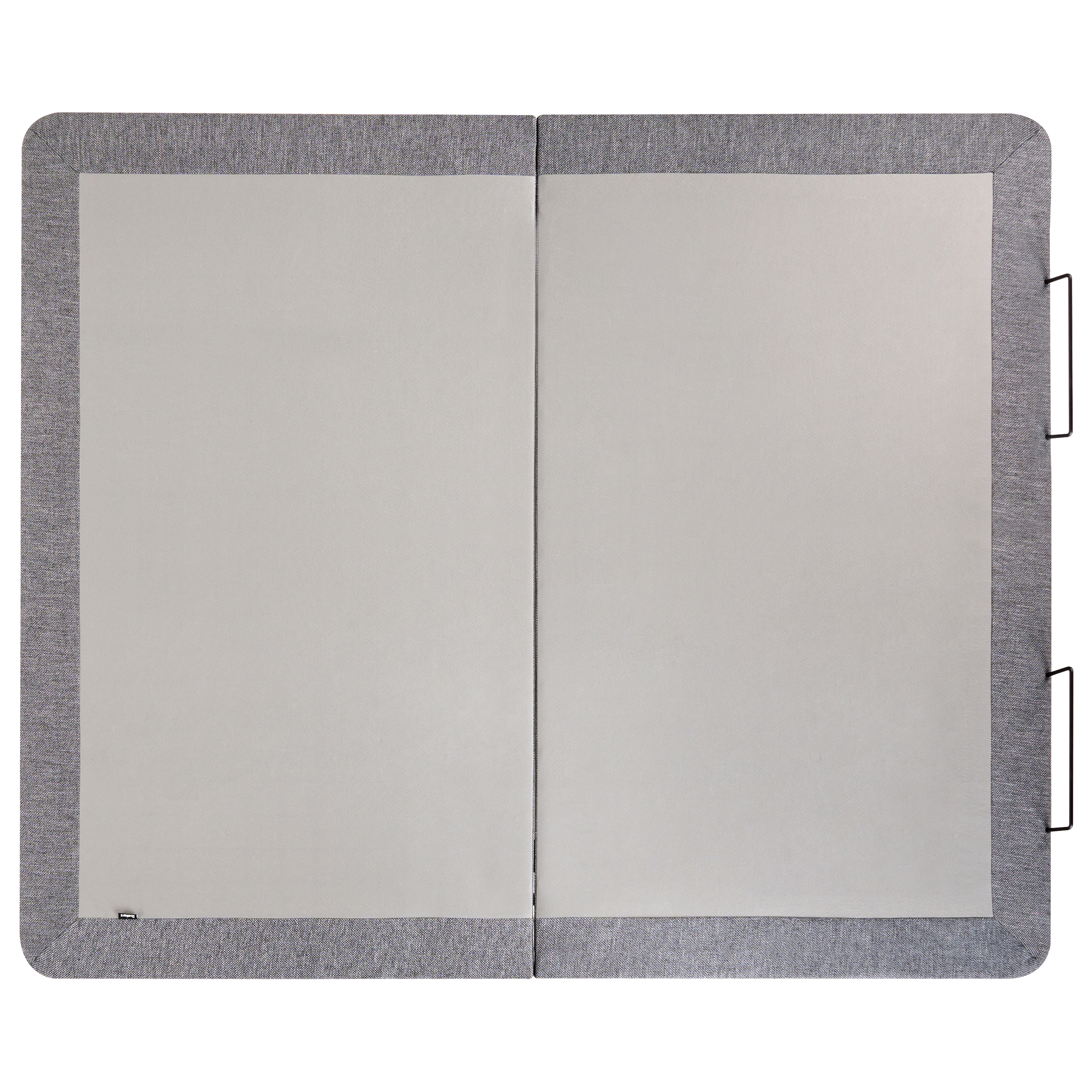 Base letto elettrica regolabile in poliestere grigio 180 x 200 cm con gambe in metallo