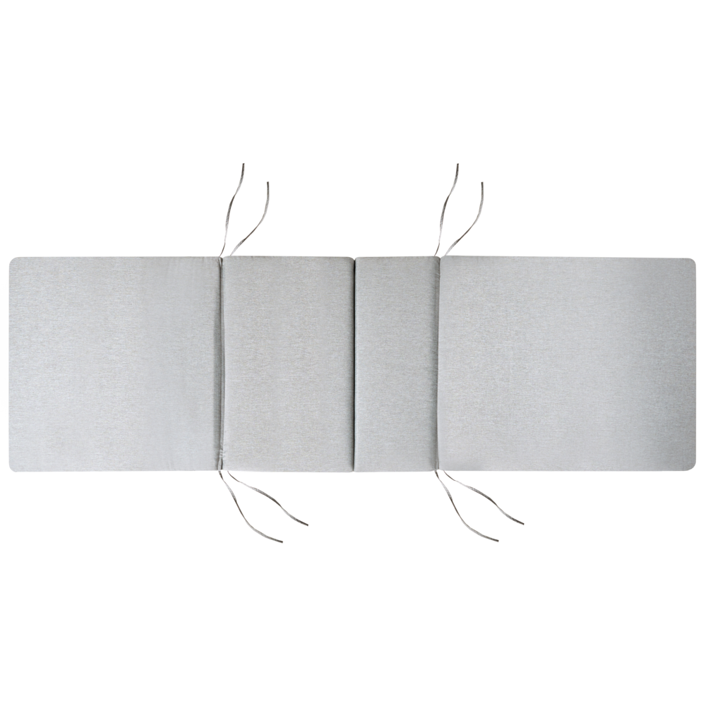 Cuscino Imbottito per Lettino Prendisole Tessuto grigio scuro per esterni dal design moderno