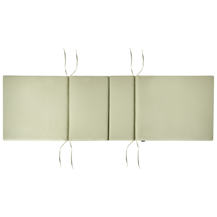 Cuscino Imbottito per Lettino Prendisole Tessuto verde per esterni dal design moderno