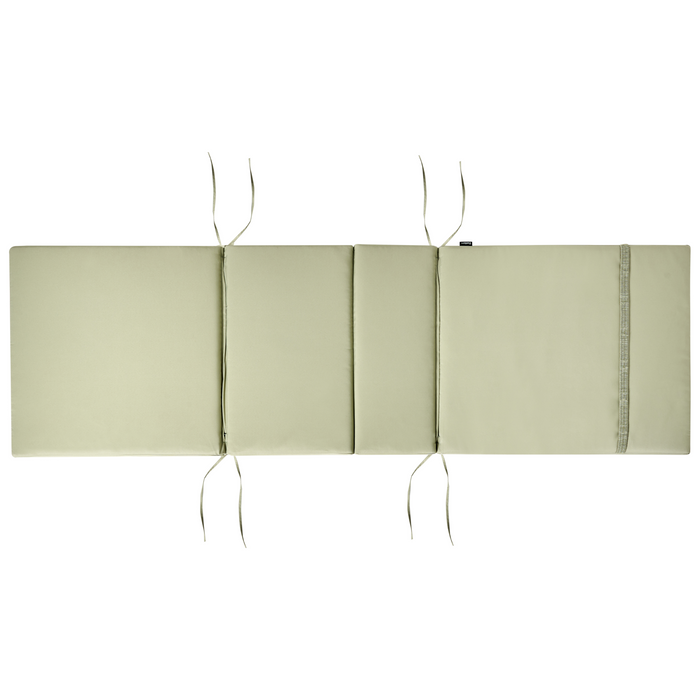 Cuscino Imbottito per Lettino Prendisole Tessuto verde per esterni dal design moderno