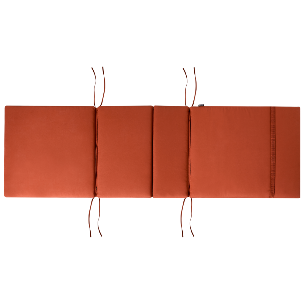 Cuscino Imbottito per Lettino Prendisole Tessuto rosso per esterni dal design moderno