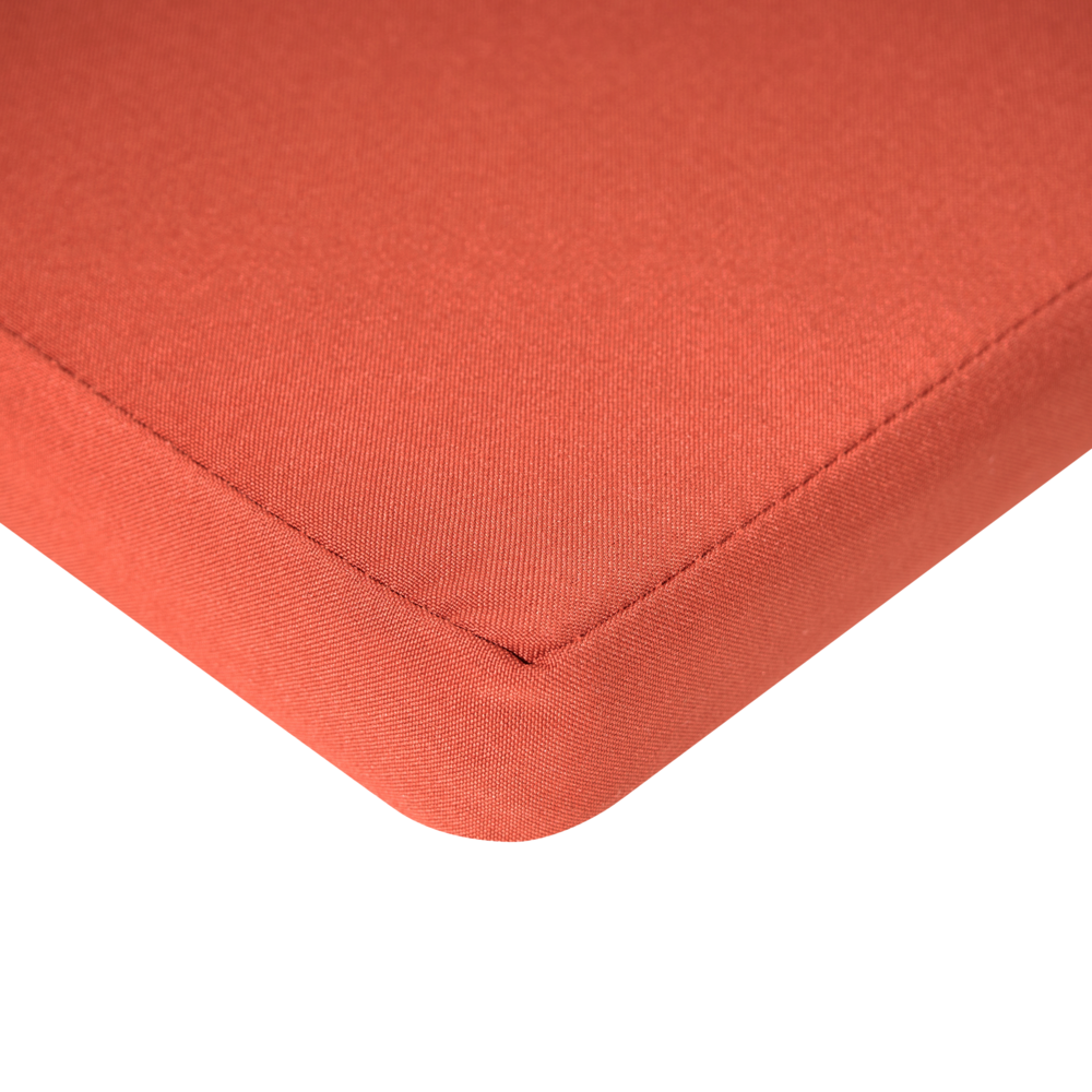 Cuscino Imbottito per Lettino Prendisole Tessuto rosso per esterni dal design moderno