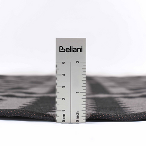 Tappeto rotondo per interni e per esterni con motivo geometrico ⌀ 160 cm nero e grigio stile moderno balcone patio