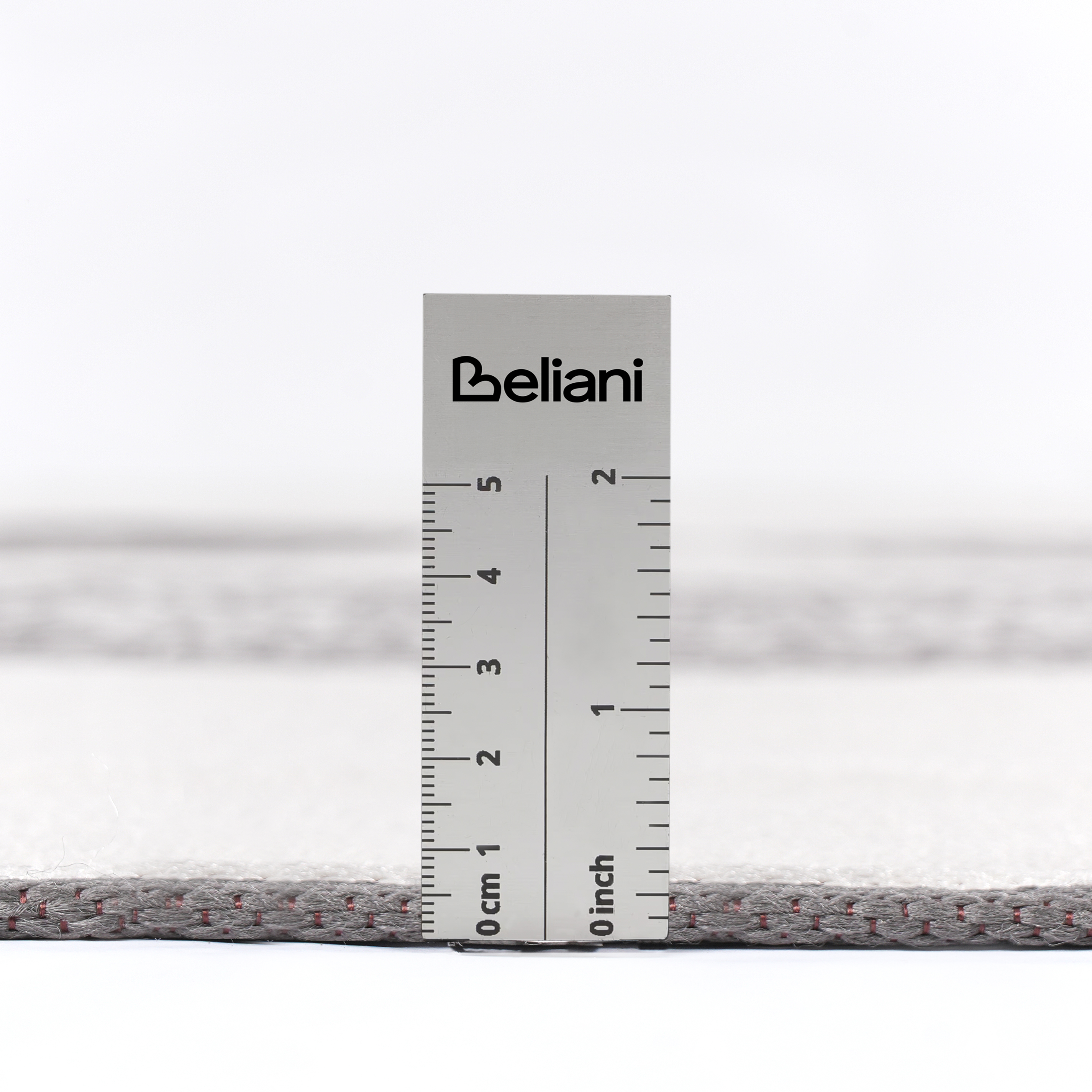 Tappeto per interni e per esterni con motivo orientale 160 x 230 cm Grigio e beige moderno balcone patio