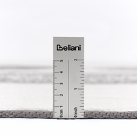 Tappeto per interni e per esterni con motivo orientale 160 x 230 cm Grigio e beige moderno balcone patio