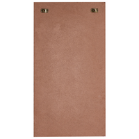 Specchio da parete in cotone rosa 75 x 41 cm Forma rettangolare decorativa Decorazione astratta Accessori per la casa