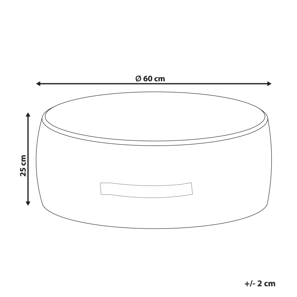 Pouf rotondo moderno in velluto per soggiorno e camera da letto marrone chiaro stile glamour