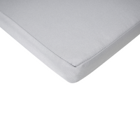 Set di 2 sedie in legno di acacia e cuscini grigio chiaro pieghevoli in stile rustico resistente ai raggi UV