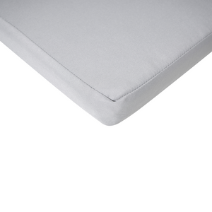 Set di 2 sedie in legno di acacia e cuscini grigio chiaro pieghevoli in stile rustico resistente ai raggi UV