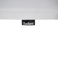 Set di 2 sedie in legno di acacia e cuscini grigio chiaro pieghevoli in stile rustico resistente ai raggi UV