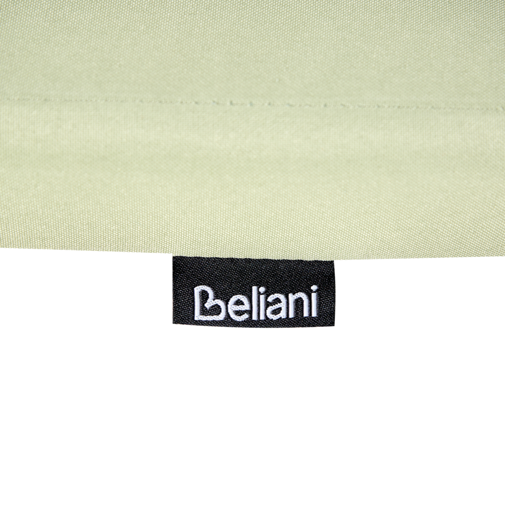 Set di 2 sedie in legno di acacia e cuscini verde pieghevoli in stile rustico resistente ai raggi UV