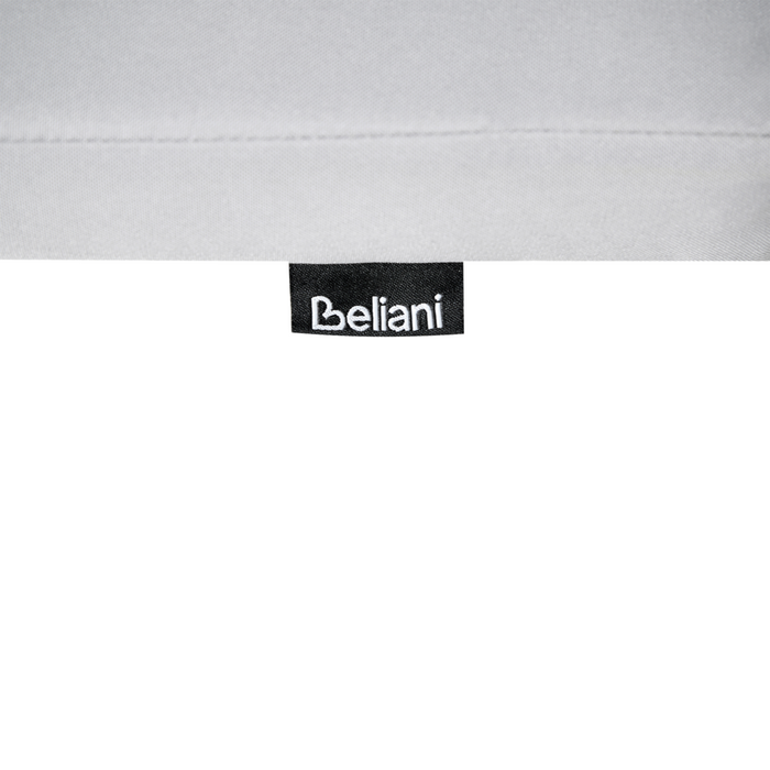 Set di 2 sedie da giardino rustiche in legno d'acacia naturale e cuscini grigio chiaro regolabili e pieghevoli per esterni con braccioli in stile rustico