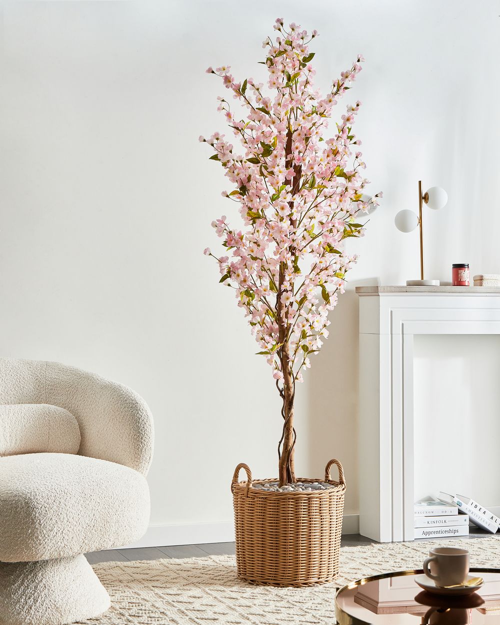 Pianta artificiale con vaso 185 cm decorativo per interni ed esterni