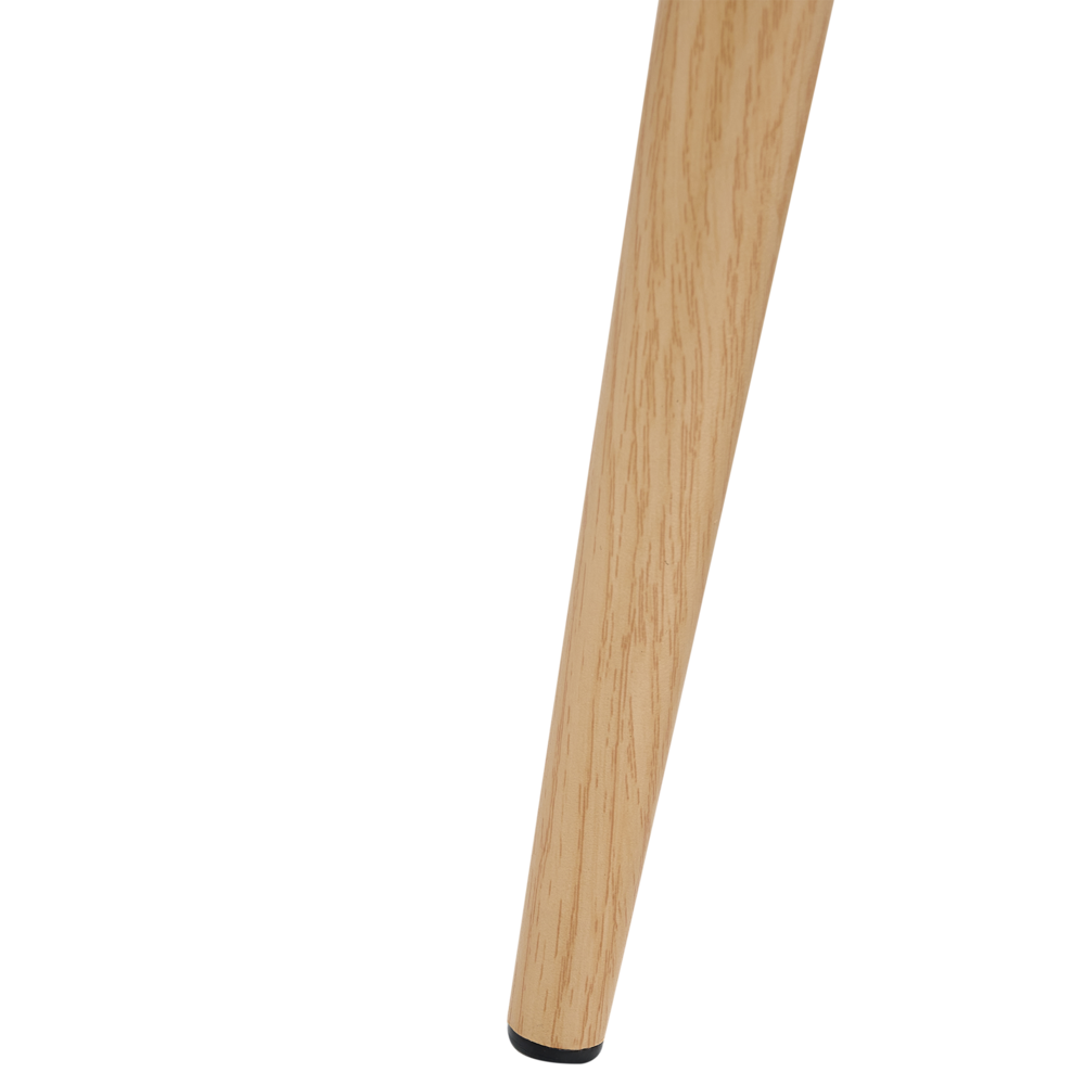 Set di 2 sedie da pranzo Struttura in tessuto tortora Seduta in velluto a coste Design moderno senza braccioli