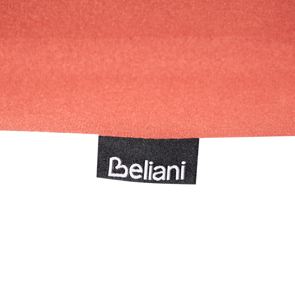 Set da bistrot da giardino Tavolo in legno di acacia 2 sedie con cuscini rosso pieghevole resistente ai raggi UV