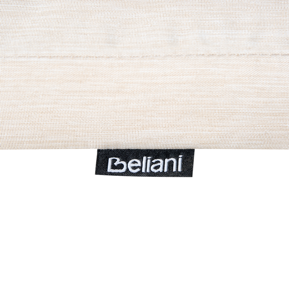 Set da bistrot da giardino Tavolo in legno di acacia 2 sedie con cuscini beige pieghevole resistente ai raggi UV