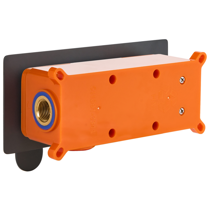 Rubinetto a parete monocomando in ottone con finitura nero stile elegante