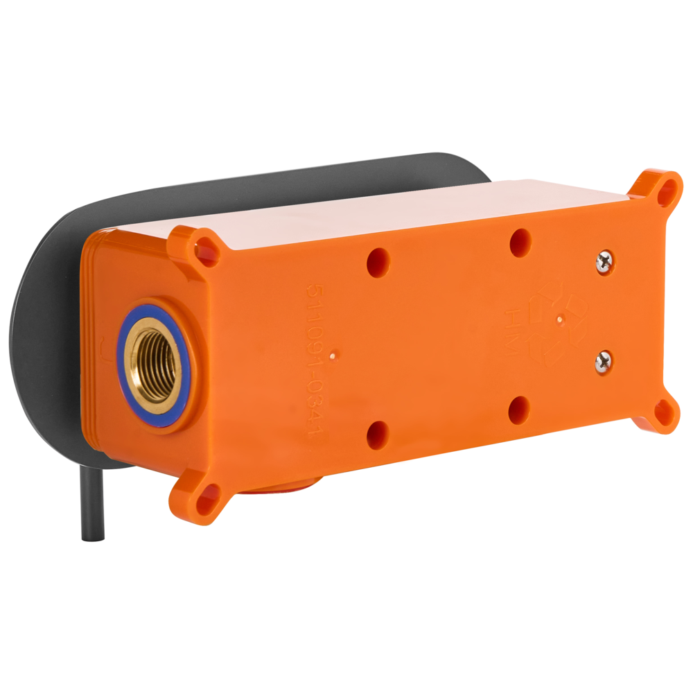 Rubinetto miscelatore per lavabo a parete in ottone nero monocomando bagno elegante