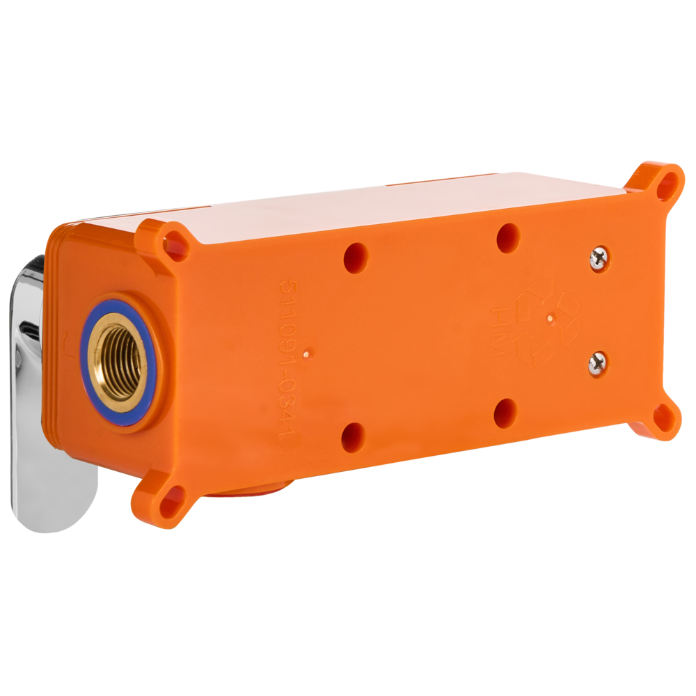 Miscelatore monocomando a parete per lavabo in ottone argento stile elegante