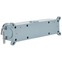 Rubinetto a doppia leva per lavabo a parete in ottone argento