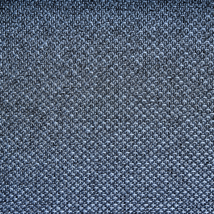 Divano a 2 posti imbottito in tessuto blu scuro legno gambe nere imbottito arredi da salotto