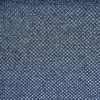 Divano a 3 posti imbottito in tessuto blu scuro legno gambe nere imbottito da salotto