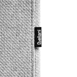 Divano a 3 posti imbottito in tessuto grigio chiaro legno gambe nere imbottito da salotto