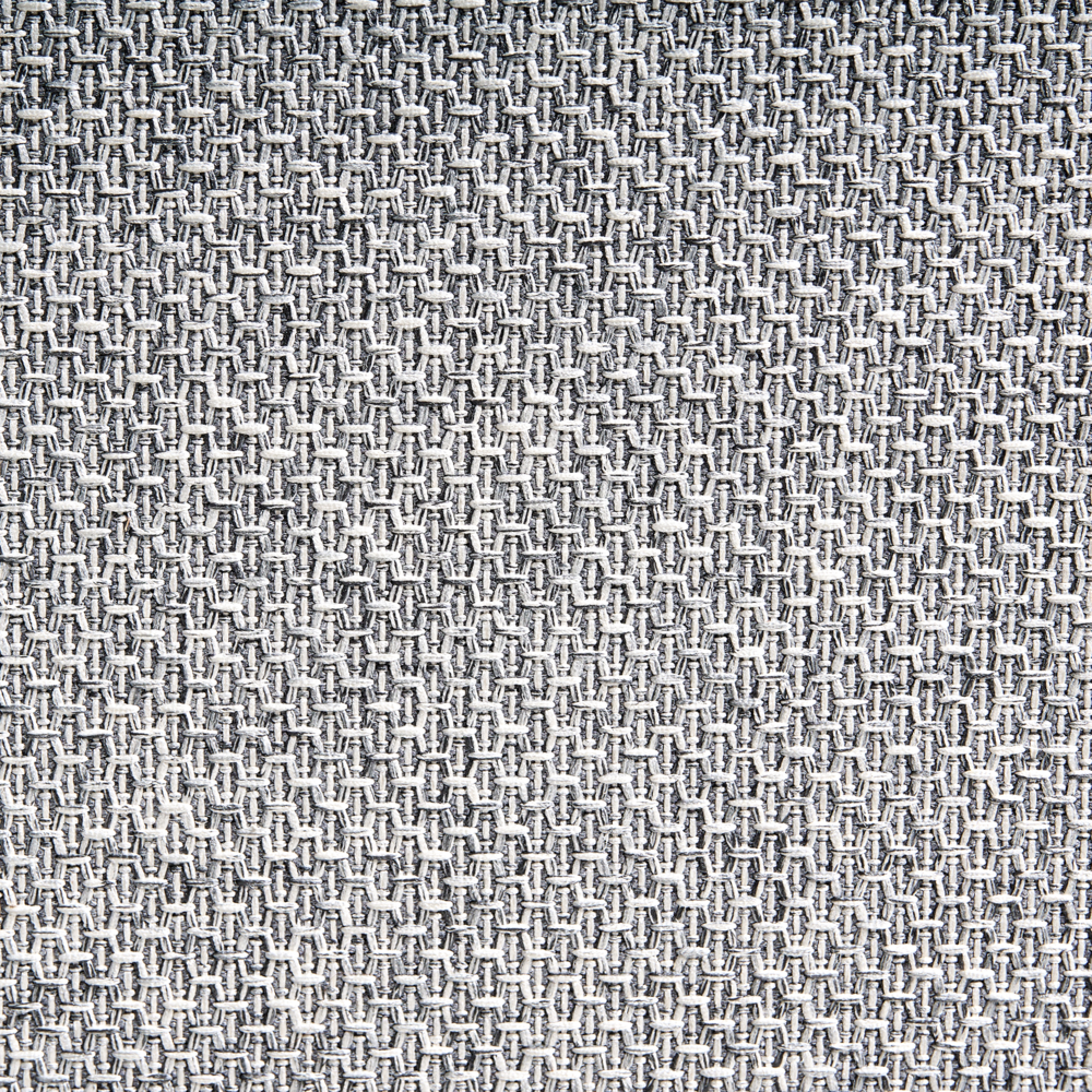 Divano a 3 posti imbottito in tessuto grigio chiaro legno gambe nere imbottito da salotto