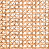 Set di 4 sedie da pranzo impilabili in plastica e senza braccioli, di colore beige e bianco stile moderno