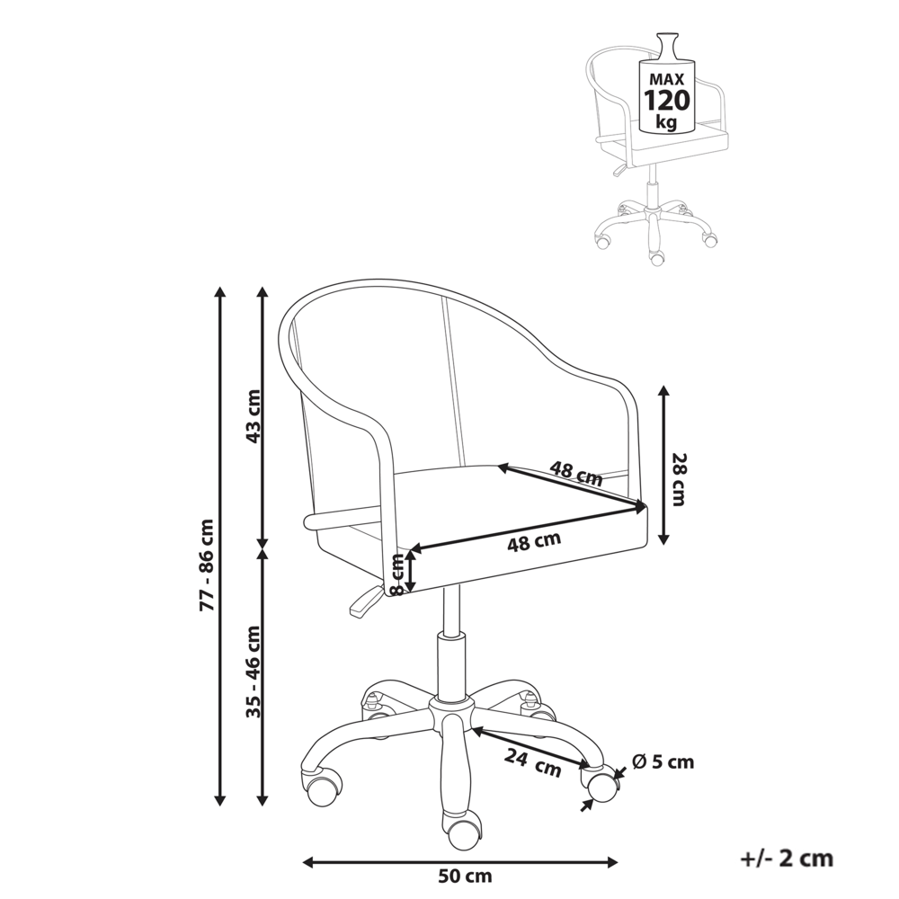 Sedia da ufficio in similpelle marrone con schienale in rattan PE girevole, altezza regolabile, con braccioli, per casa, ufficio, studio, tradizionale