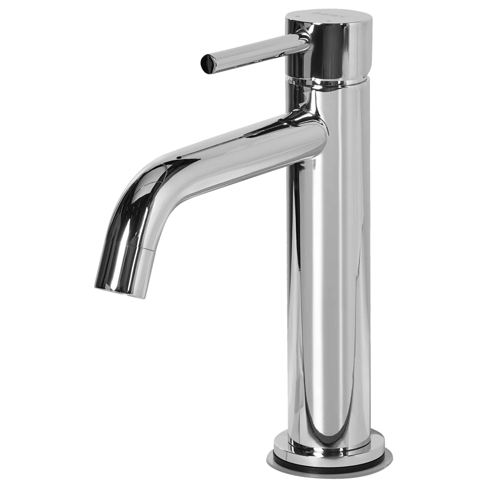 Rubinetto per lavabo in ottone argentato 18 cm cromato monocomando Accessori bagno moderni