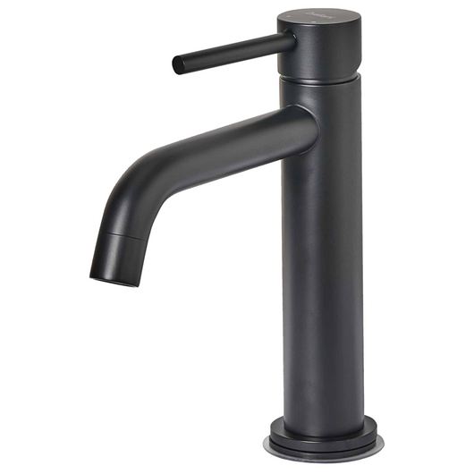 Rubinetto per lavabo in ottone nero 18 cm cromato monocomando Accessori bagno moderni